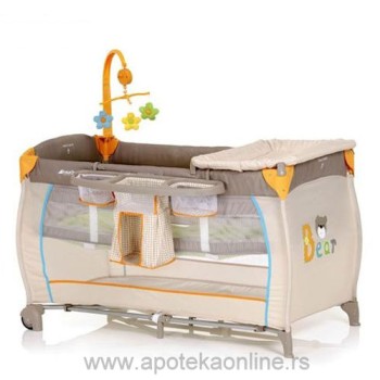 HAUCK PRENOSIVI KREVETAC BABY CENTAR - BEAR HAUCK PRENOSIVI KREVETAC BABY CENTAR - BEAR